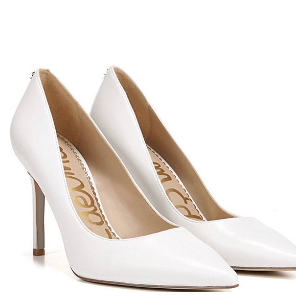 Sam Edelman White Heels